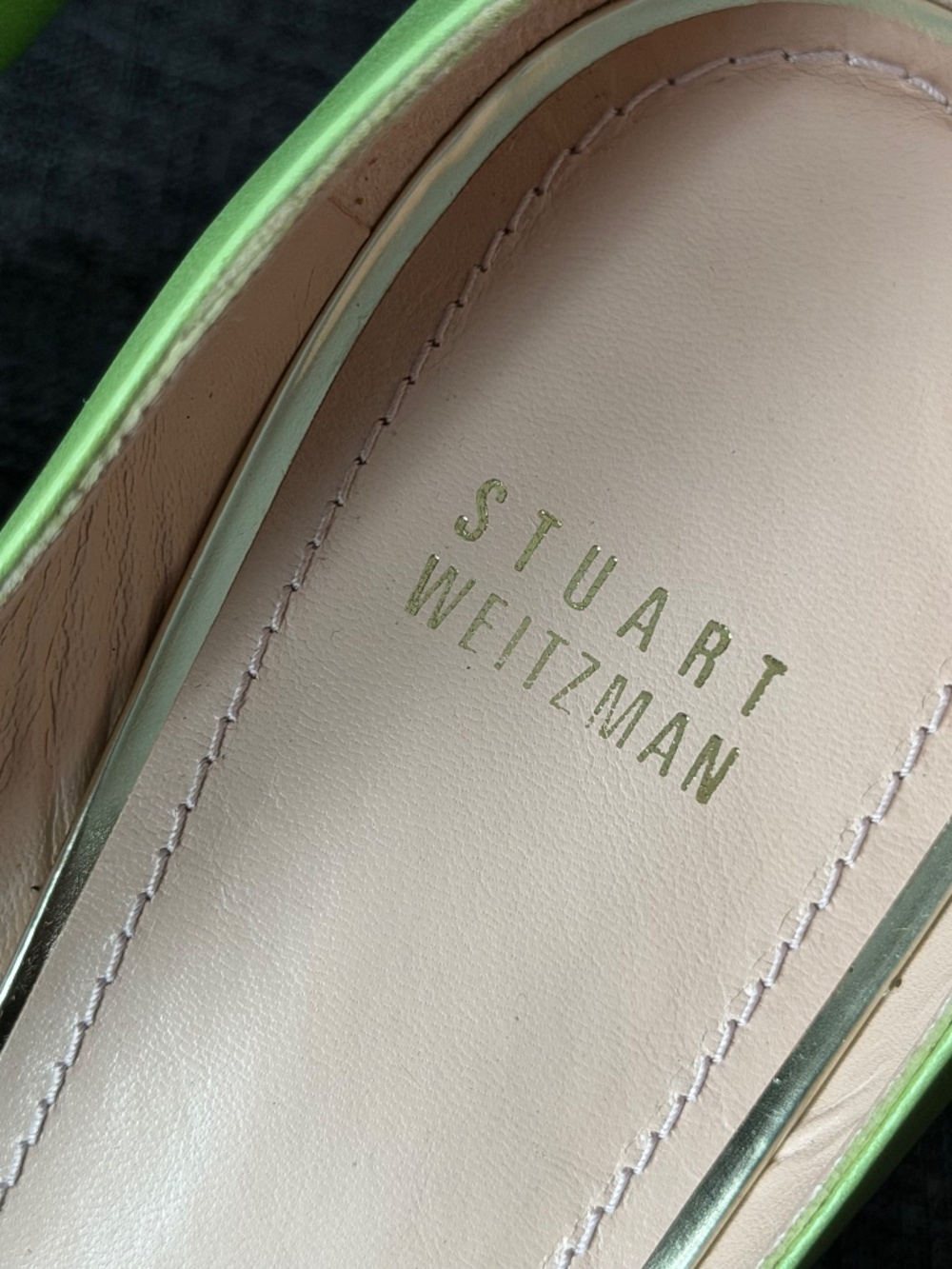 Stuart Weitzman | Power Pistachio Kid | size 12 | 100mm / 4" heel - Picture 5 of 8